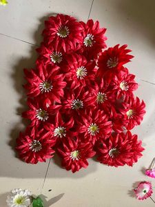 Red Artificial Flowers new