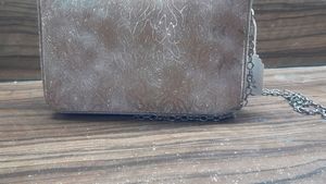 Golden And Silver Mixed Clutch