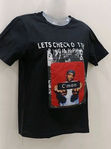 Black Tshirt For Girl's