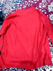 Red Turtleneck Sweater