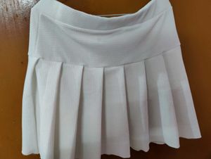 Pleated Mini Skirt