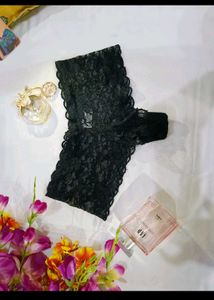 🇳🇿💫💗 Black Lace Cheeky Panties