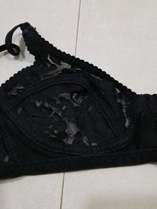 Black Lace Bra