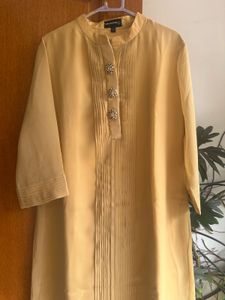 Elegant Mustard Tunic Kurta
