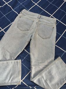 Light Blue Straight Fit Denim
