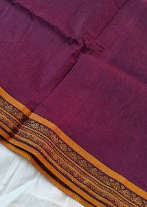 Purple Gold Saree