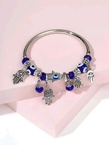 Evil Eye Hamsa Charm Bracelet