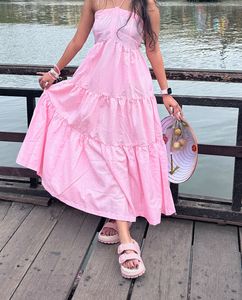Pink Tiered Sundress