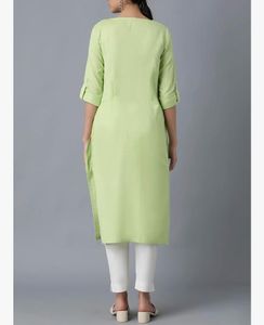 Lime Green Kurta Top