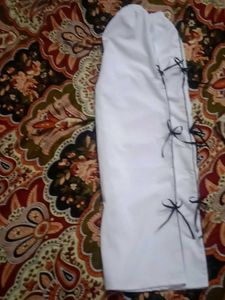 White Wide Leg Pants