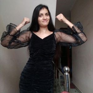 Black Organza Dress loved it