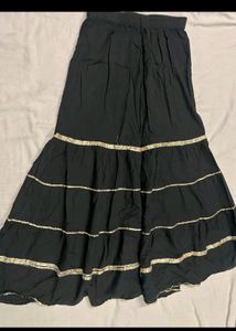 Black Flared Sharara