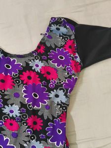 Girls Floral Swimsuit