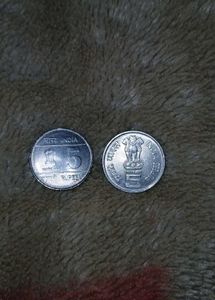 5 Rupees Old Coin