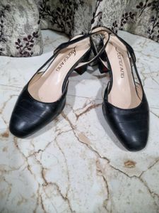 Black Slingback Heels