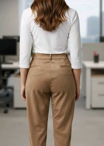 Zara Tan Trousers - Stylish &amp; Comfortable