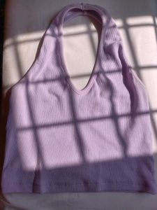 Lilac Halter Top