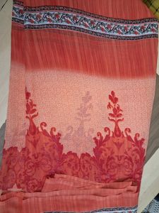 New Daily Wear Orange Saree