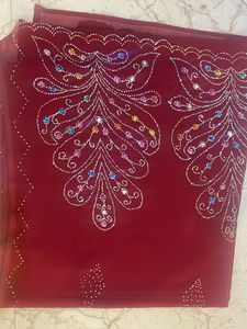 Saree With Work Good Condition