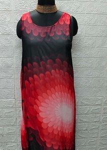 Red ♥️ &amp; Black Maxi Dress