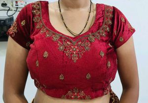 Elegant Maroon Lehenga Choli Set