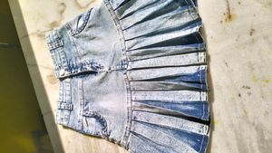 Denim Korean Skirt