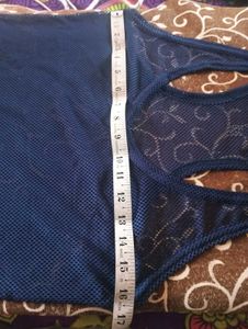 RD STYLE  Fix Mesh Net Tank Tunic