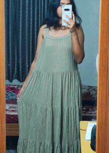 Olive Green Maxi Sundress