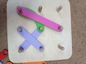 Alphanumeric Colourful Sticks