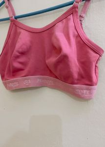 Pink Sport Bra