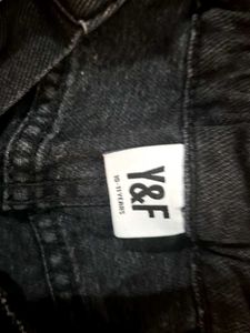 Y&amp;F Wide Leg Slit Jeans