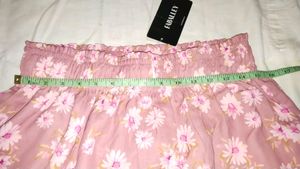 FabAlley Pink Korean Floral Skirt💗🌷✨