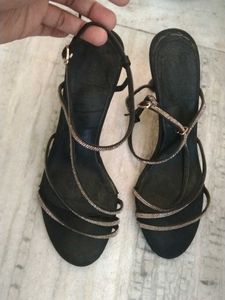 Strappy Black Heels size-38