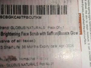 Globus Naturals Face Scrub &amp; Peel Off Mask Bundle