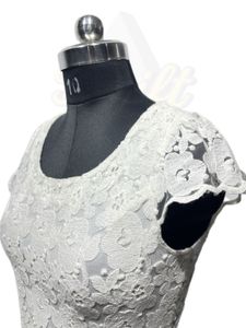 Elegant White Lace Dress