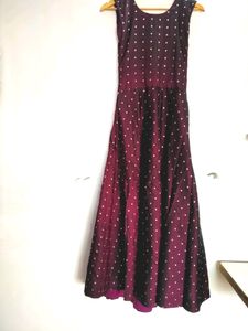 WINE COLOUR GOWN FOR WOMEN