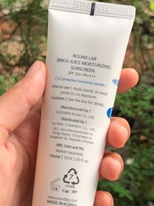 Round lab Birch Juice Sunscreen