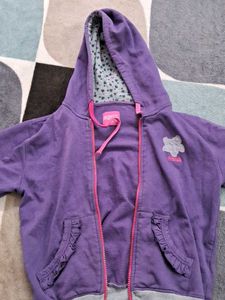 Brinjal Purple Warm Daily Wear Jacket