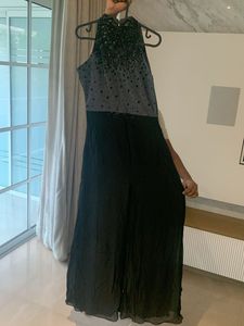 Lovely Halter Neck Grey &amp; Black Jumpsuit