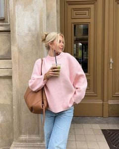 Balmain Pink Wool Knit Sweater