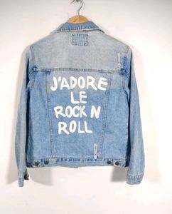Forever 21 Blue Denim Jacket (Womens)
