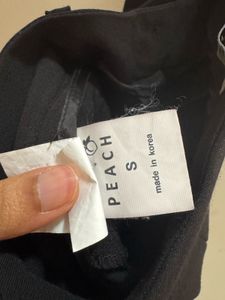 Black KOREAN Straight Leg pants