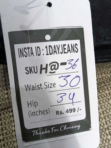 H@36 Size-30 (Sale) Latest Ladies high waist Jeans