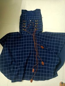 Blue Strecheble Frock🧿🍒