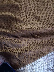 Elegant Brown Silk Saree