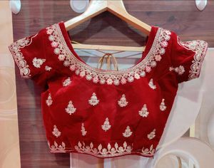 Bridal Velvet Lehanga Set With Diamond Work