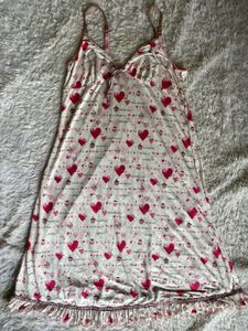 Heart &amp; Cupcake Print Nightgown