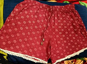 Used Maroon Shorts