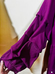 Cute burgundy top - 4XL
