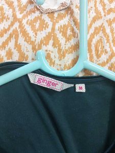 Velvet Chain Detail Top